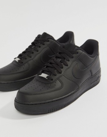 Nike Air Force 1 '07 Crne - Muške Tenisice | 09638XKZW